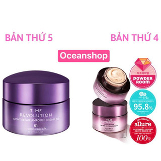 Kem Dưỡng Missha Time Revolution Night Repair Ampoule Cream 5X 50ml