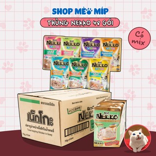 48 gói pate nekko thái 70g x 48gói có mix vị