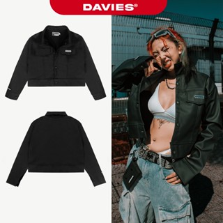 Áo khoác da nữ croptop DAVIES dáng ngắn leather cropped jacket local brand | D15-AK32
