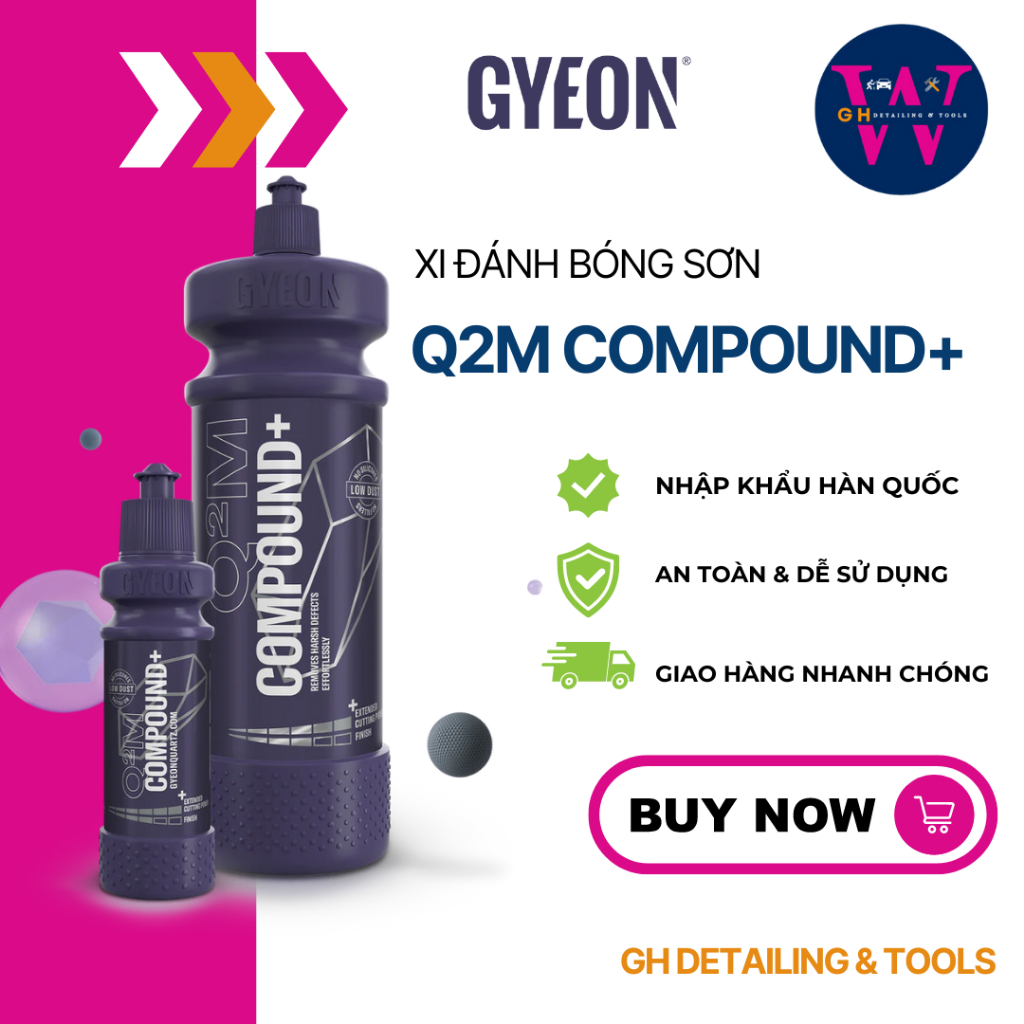 Xi đánh bóng sơn GYEON Q²M Compound+ 120ml