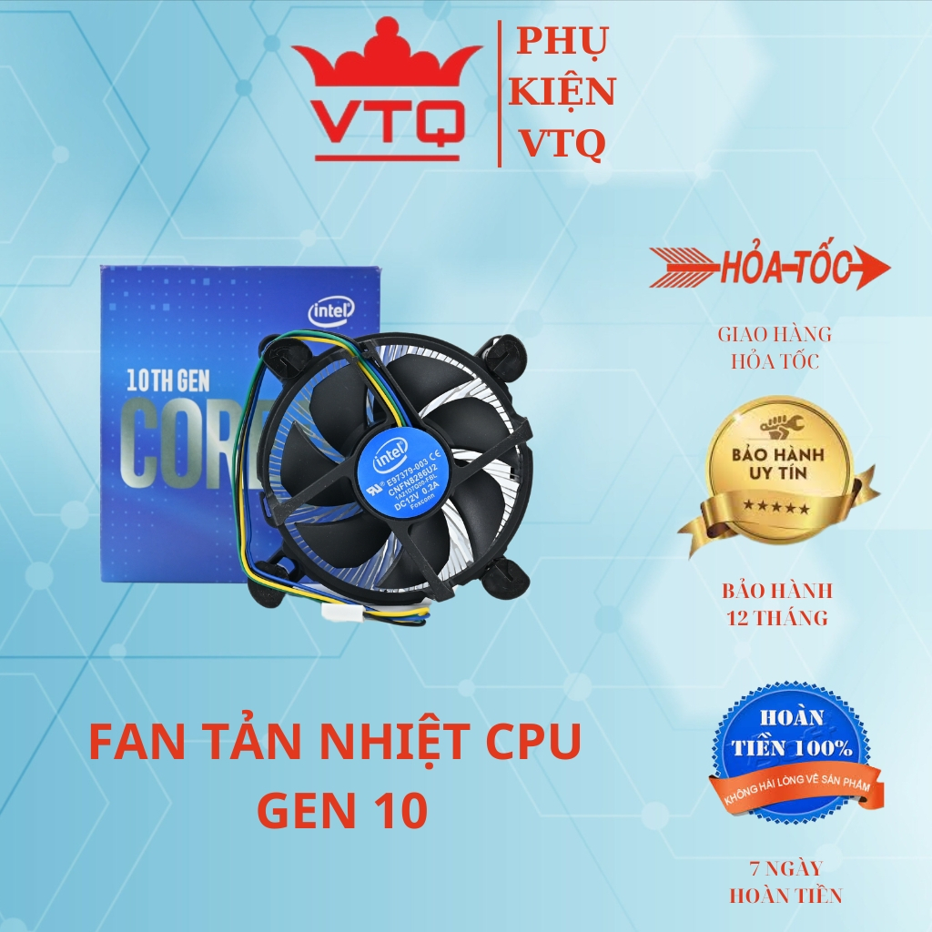Quạt Tản Nhiệt CPU Socket 1155/1151/1150- Fan Intel Box