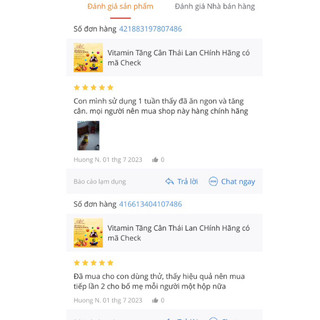 Vitamin tăng cân thái lan