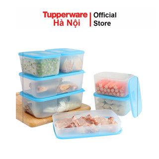 Bộ hộp trữ đông Tupperware Freezermate Fit Set 7 hộp chính hãng nhựa nguyên sinh an toàn