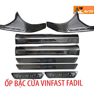Ốp Bậc Cửa, Nẹp bước chân Trong Ngoài Xe VinFast Fadil Titan Cao Cấp Nhất Thị Trường