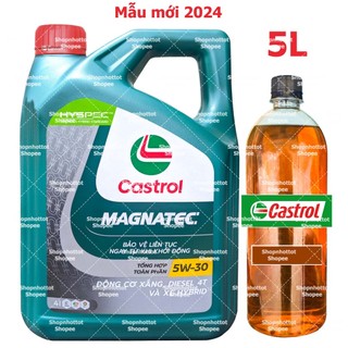 Dầu nhớt tổng hợp ô-tô castrol magnatec stop-start 5w30 5.000ml - mẫu mới