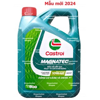 Dầu nhớt tổng hợp ô-tô Castrol Magnatec 10w40 4.000ml ( 4L ) Chính hãng - Shopnhottot