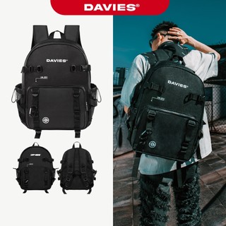 Balo nam đẹp nhiều ngăn DAVIES màu đen Canvas Tactical Backpack local brand Davies