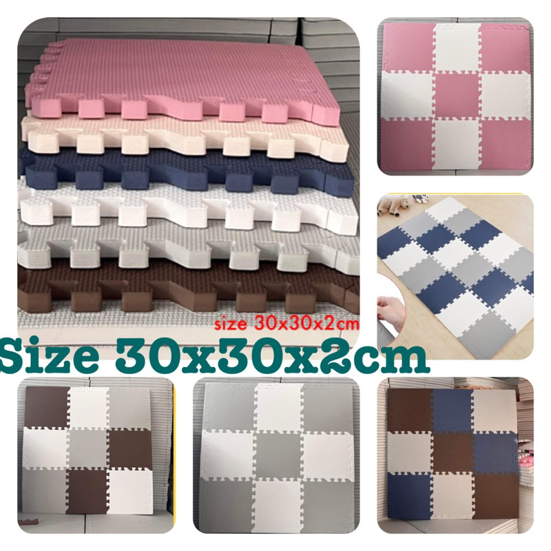 Combo 30 Thảm Xốp Lót Sàn 30×30 Dày 2Cm(Có Viền) Loại 1