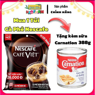 Nescafe cafe việt - tặng thêm 1 lon sữa đặc có đường , nescafe cafe coffee cafe
