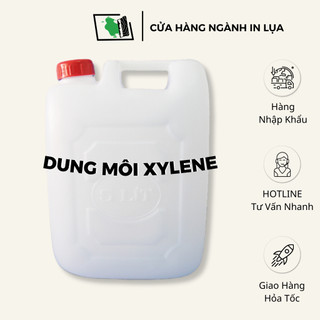 Can 5 lít, 10 lít dung môi Xylen pha sơn, chùi mực in, pha keo con chó