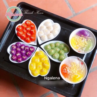Set đĩa mini sứ Bát Tràng