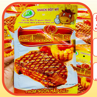 Bịch 10 gói snack hương bò thơm cay
