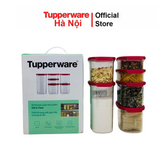 Bộ hộp bảo quản thực phẩm Tupperware Ultra Clear chính hãng