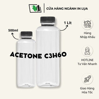 Dung dịch Aceton nước rửa móng tay, tẩy mực in, tẩy keo, nhựa