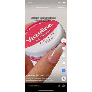 Son Sáp dưỡng môi Vaseline Lip Therapy 20g UK