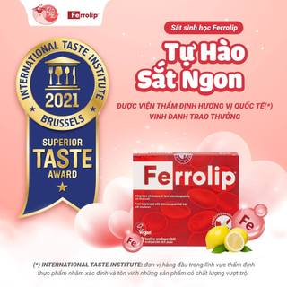 (Date 5/2027) (Tem nhập khẩu chính hãng) Sắt sinh học Ferrolip