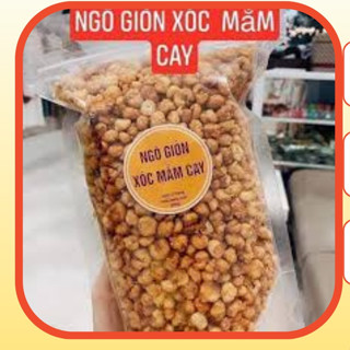 500G Ngô giòn xóc mắm _ ngô sấy giòn xóc đủ vị thơm ngon