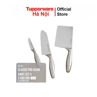 Dao Chặt và Băm Thái Tupperware Pro Asian Knives đức liền nguyên khối - Chính hãng