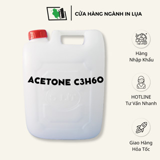 [HỎA TỐC HCM] Can 5 lít, 10 lít Dung môi Aceton tẩy keo, nhựa, sơn móng tay