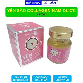 Tổ yến chưng hồng sâm và collagen Nam Dược hỗ trợ chăm sóc sức khỏe và sắc đẹp - Hủ 70ml