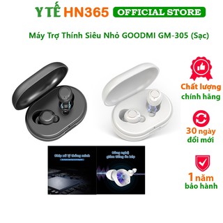Máy trợ thính không dây siêu nhỏ goodmi gm-305 , tai nghe trợ thính 2 tai cao cấp