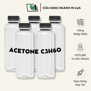 Combo 5 chai 1 lít dung môi Aceton tẩy keo, nhựa, sơn móng tay