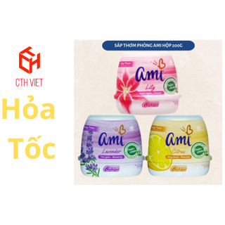 Sáp Thơm Phòng Ami Hộp 200g. Set 3 Mùi Hương có doanh số cao nhất của dòng Sáp thơm phòng Ami