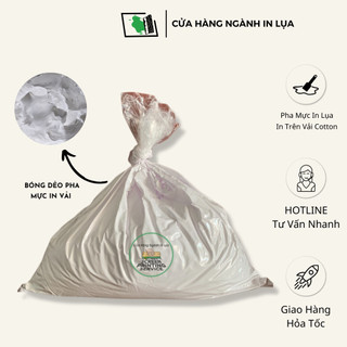 Mực bóng dẻo in lụa dùng để pha mực in lụa gốc nước in trên vải cotton, vải bố