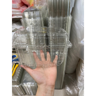 50 hộp nhựa đựng 1kg hoa quả P1000B ( có lỗ thoát khí và nút gài)