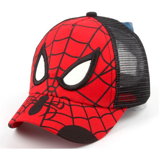 Mũ lưỡi trai Spider-Man trẻ em cao cấp– Nón siêu nhân bé trai chống nắng -Tặng 3 khẩu trang siêu nhân