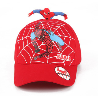 Mũ lưỡi trai Spider-Man trẻ em cao cấp– Nón siêu nhân bé trai chống nắng -Tặng 3 khẩu trang siêu nhân