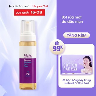 Bọt rửa mặt da dầu mụn Juliette Armand Clarifying Face Foam