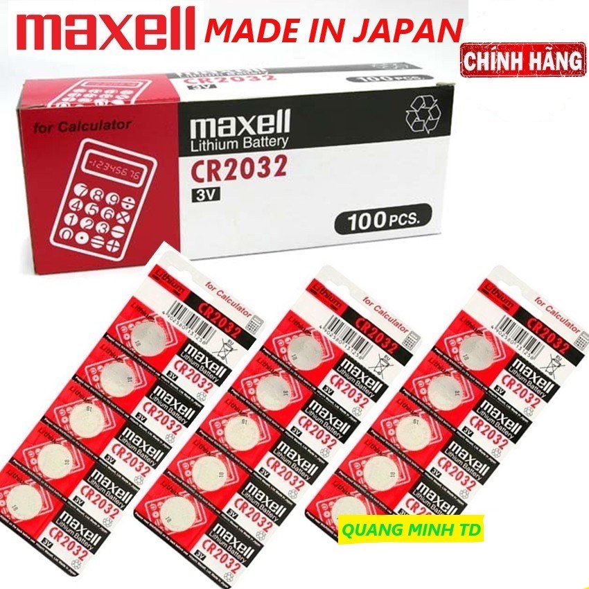 PIN CMOS MAXCELL CR2032 1 VĨ 5 VIÊN