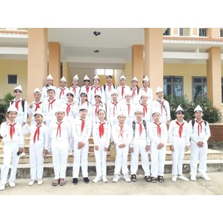 (Quần dài + áo tay dài) Đồng phục nghi thức, quần áo nghi lễ học sinh