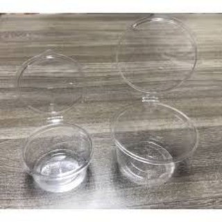 Lốc 50c / 100c hộp đựng sốt, nước chấm nắp liền 2oz 60ml và 4oz 120ml