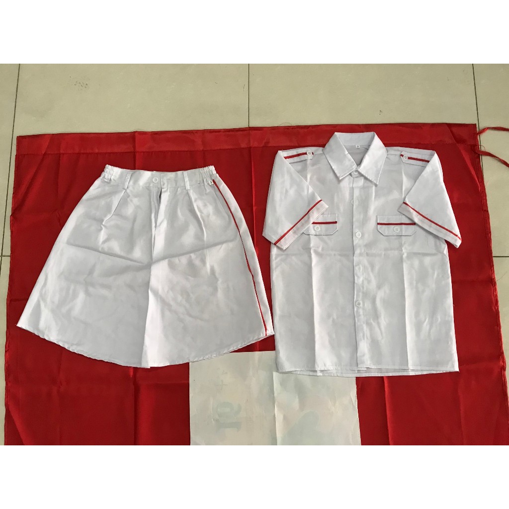 [VÁY + ÁO TAY CỘC] ĐỒNG PHỤC NGHI THỨC VÁY, quần áo nghi thức đội