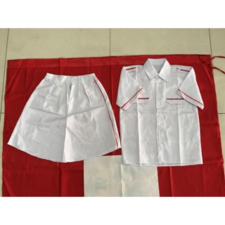 [VÁY + ÁO TAY CỘC] ĐỒNG PHỤC NGHI THỨC VÁY, quần áo nghi thức đội