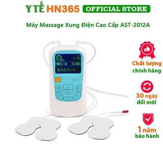 Máy massage xung điện trị liệu beame ast-2012a, máy massage xung điện châm cứu 8 miếng dán