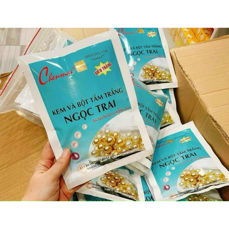 Kem và bột tắm trắng Chenmai