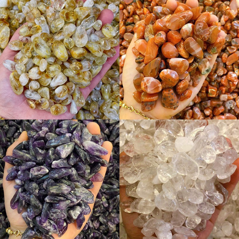 [1kg] Đá Vụn Trang Trí Rải Nền Phong Thuỷ, Trang Trí Bể Cá