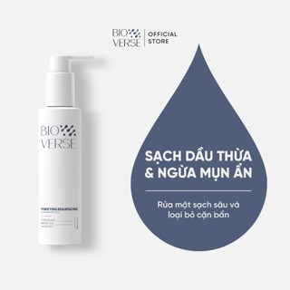 Sữa Rửa Mặt Bioverse AHA BHA Sạch Sâu Mềm Da Giảm Dầu Porifying Resurfacing Cleansing Gel 150ml