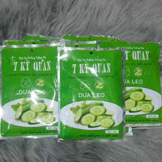 Combo 10 mặt nạ dưỡng trắng da dưa leo