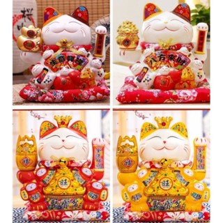 Mèo thần tài vẫy tay 38cm giá sỉ tại kho gốm sứ cao cấp chiêu tài tiến lộc quà tặng may mắn