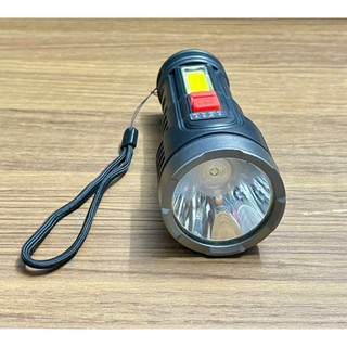 Đèn pin LED đa năng L822, chống mưa, có đèn COB bên hông