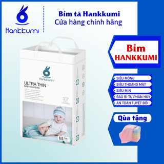 Bỉm Tã Quần Dán Hankkumi Tả Sơ Sinh Cho Bé Trẻ Em Size S62/M/L/XL/XXL Newborn Nội Địa