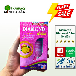 Giảm cân Diamond Slim USA ⚡Chính Hãng⚡ 40 viên - Mẫu mới an toàn hiệu quả_MINH QUÂN