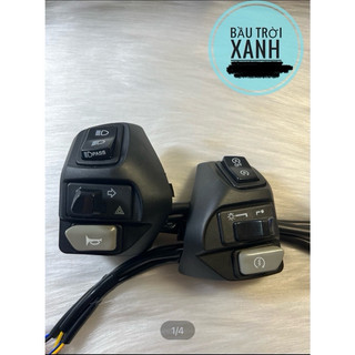 Bộ cùm công tắc NVX 2 bên dành cho dòng xe Yamaha tích hợp Hazzard cho Exciter 135 Jupiter Nouvo Mio
