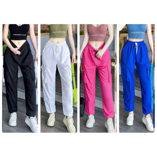 Quần jogger dù tập gym,yoga,thể thao,jumba túi hộp