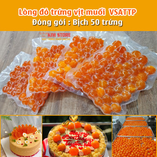 [ƯU ĐÃI] 200 Lòng đỏ trứng muối VSATTP Size 13gr, 14gr, 15gr