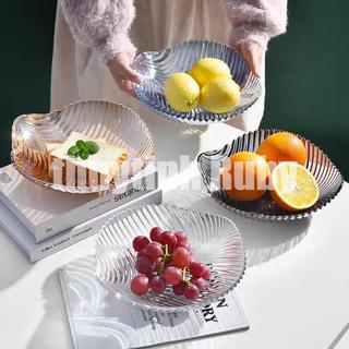 Dĩa mứt tết thủy tinh để bánh kẹo, khay đĩa trái cây thủy tinh giá rẻ